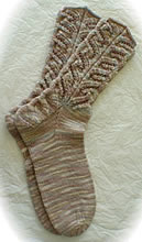 Beaded Swirls socks
